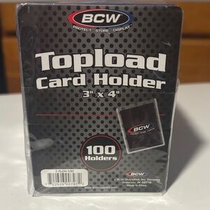 BCW Topload Card Holder 3x4 100 pack